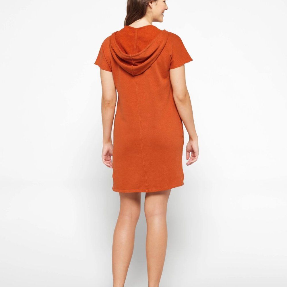 NWT ☀️ Toad&Co | Women's Epiq Hooded Dress - Rust - Picture 4 of 12